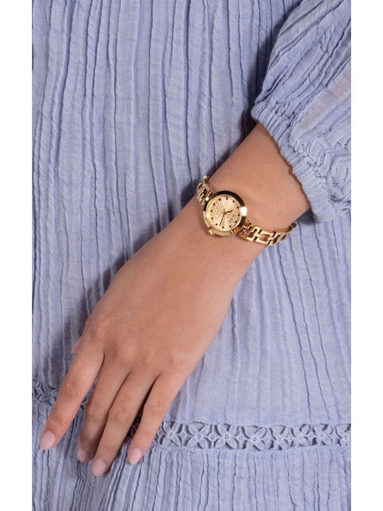 Guess Lady G Γυναικείο Ρολόι 26mm Μπαταρίας με Χρυσό Μεταλλικό Μπρασελέ
