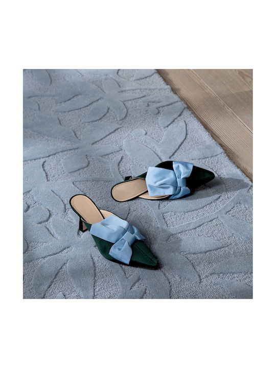 Laura Ashley Cleavers Lucrat manual Covor Rectangular Din lână Seaspray