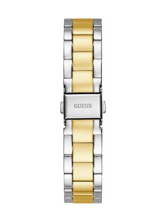 Guess Luna Γυναικείο Ρολόι 36mm Μπαταρίας με Χρυσό Μεταλλικό Μπρασελέ