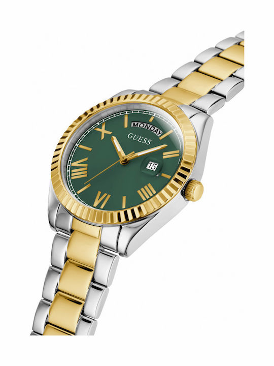 Guess Luna Γυναικείο Ρολόι 36mm Μπαταρίας με Χρυσό Μεταλλικό Μπρασελέ
