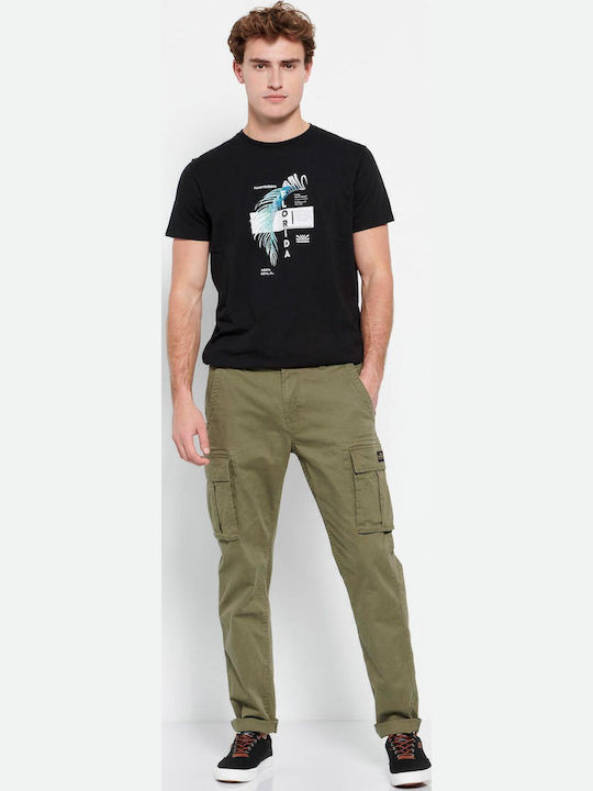 FBM007-00202 Hose Cargo Elastisch Khaki