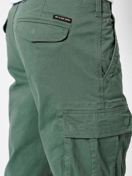 FBM007-00202 Pantaloni cu Croială Normală Verde