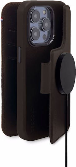 Decoded Detachable 2in1 Wallet Δερμάτινο 1mm Καφέ (iPhone 14 Pro)