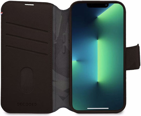 Decoded Detachable 2in1 Wallet Δερμάτινο 1mm Καφέ (iPhone 14 Pro)