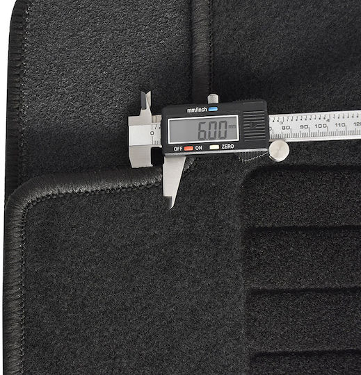 Rigum Set of Front and Rear Mats 4pcs for Ford Ranger 4D Black