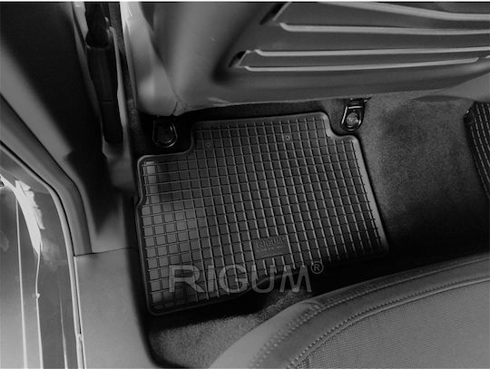 Rigum Satz Vorder- und Hintermatten 4Stück aus Gummi für Ssangyong Tivoli / Grand Tivoli Schwarz