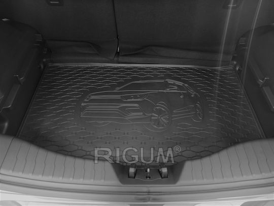 Rigum Kofferraummatten 1Stück aus Gummi für Ssangyong Tivoli Schwarz
