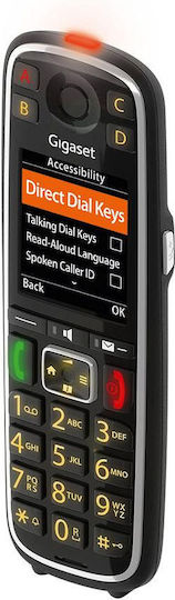 Gigaset E720 HX Cordless Phone with Greek Menu Black
