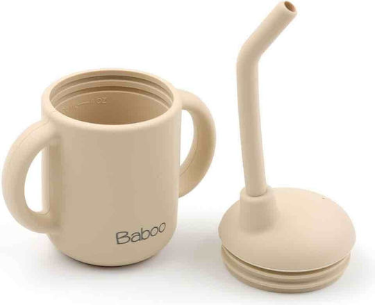 Baboo Παιδικό Ποτηράκι από Πλαστικό Μπεζ 120ml για 6m+