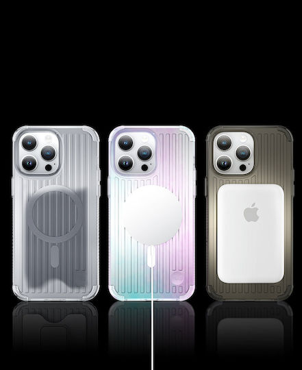 Kingxbar Go Out Back Cover Σιλικόνης Silver (iPhone 14 Plus)