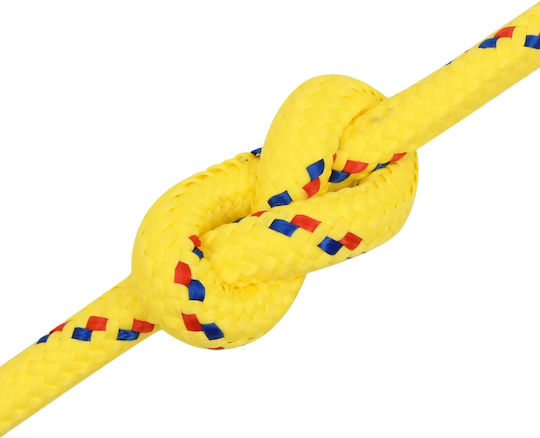 vidaXL Rope Knitted 16mm Yellow