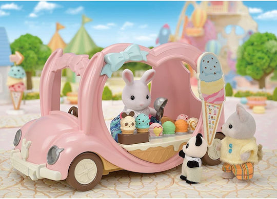 Epoch Toys Camion De Înghețată Familii Sylvanian Pentru 3+ Ani (Diverse Modele)