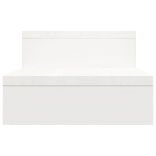 vidaXL Tabletop Suport Monitor 52-101x22x14cm from Solid Pine Wood Alb (814015)