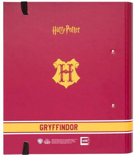 Grupo Erik Ντοσιέ με 2 Κρίκους για Χαρτί A4 Κόκκινο Gryffindor