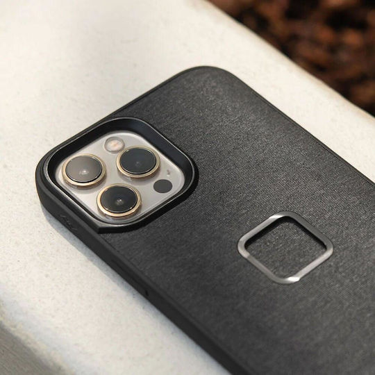 Peak Design Everyday Fabric Back Cover Plastic / Fabric 2mm Charcoal (iPhone 14 Pro Max)