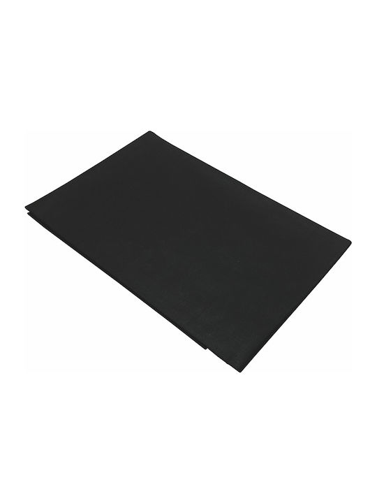 Le Blanc Sheet Double with Elastic 150x200+20cm. Black