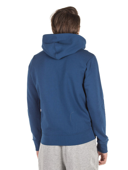 Aeropostale Men's Sweatshirt Jacket with Hood and Pockets Navy Blue