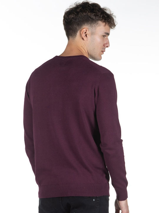 District75 Herren Sweatshirt Burgundisch