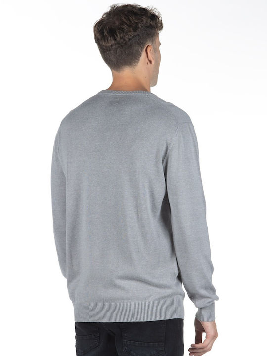 District75 Men's Long Sleeve Sweater Gray