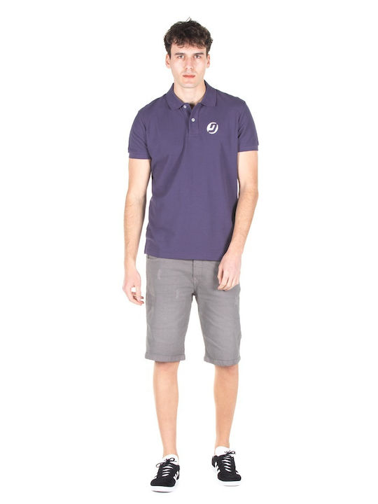 Polo Herrenbluse Kurzarm Blaue