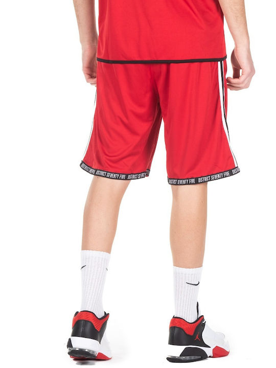 District75 Men's Athletic Shorts Red