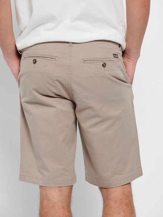 FBM007-00103 Men's Shorts Chino GREIGE