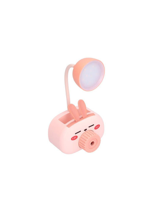 Kids Decorative Lamp Pink 9.5x7.4x22cm