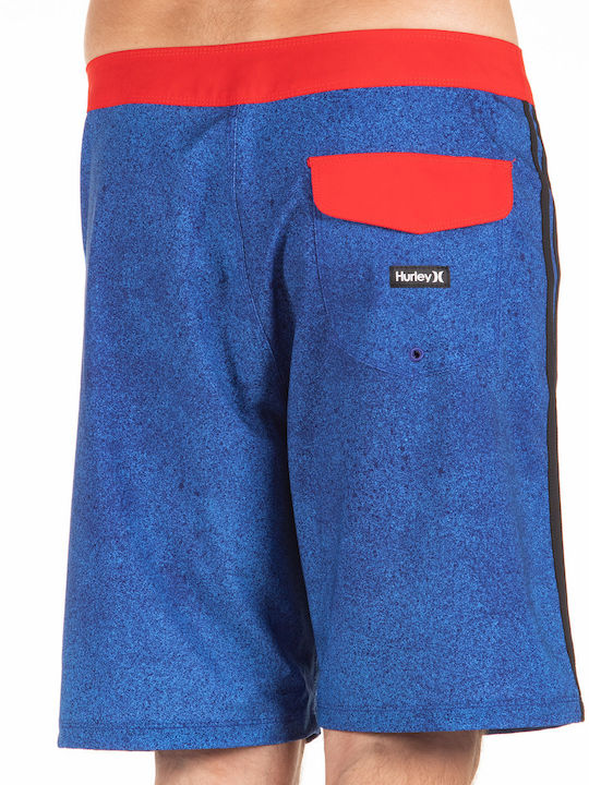 Jjf6 Ornamental Men's Swimwear Bermuda Blue with Patterns