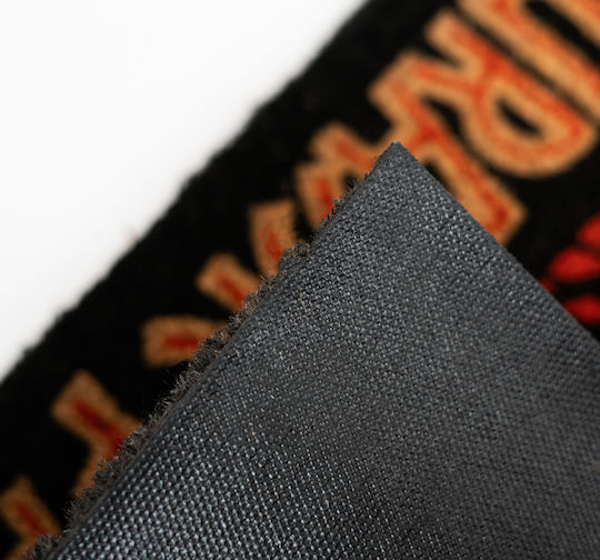 Grupo Erik Entrance Mat made of Coir with Anti-slip Backing Jurassic Park Black 40x60cm