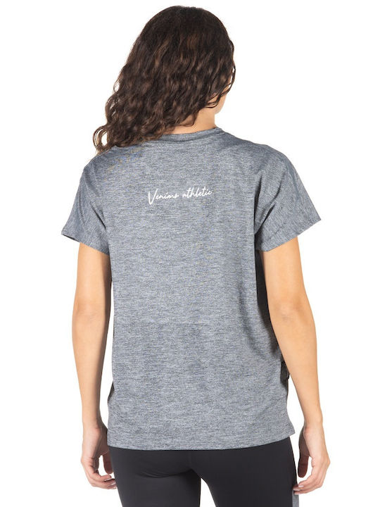 Venimo Women's Athletic T-shirt Gray