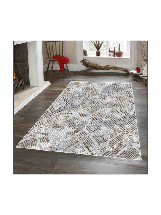 Linea Home Digital Print Piazza Rug Rectangular Summer Beige