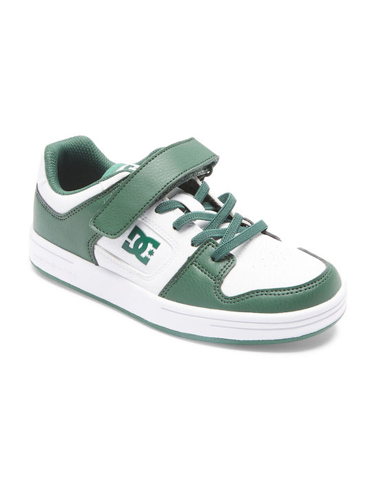 DC Kinder-Sneaker White / Green