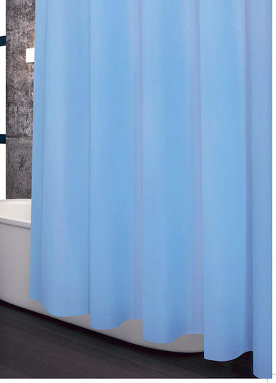 Frans K2-20 Κουρτίνα Μπάνιου Υφασμάτινη 180x200cm Σιελ Frans K2-20 Κουρτίνα Μπάνιου Υφασμάτινη 180x200cm Σιελ