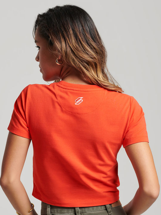 Superdry Code Graphic Bluze damă Portocalii