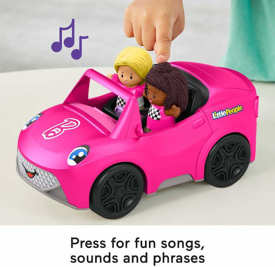 Barbie Convertible by Little People Превозно средство за кукли за 1,5+ години+ години