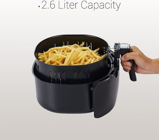 Zilan Air Fryer 2.6lt Black ZLN3598