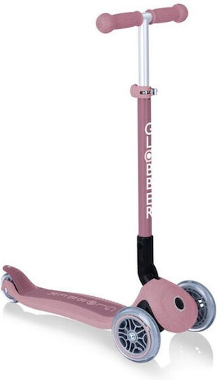 Globber Kinderroller Klappbar GoUp Foldable Plus 3-Rad mit Sitz für 15+ Monate Rosa
