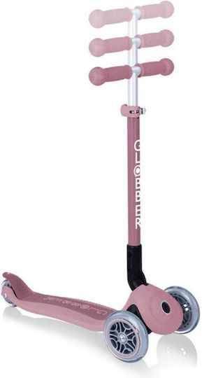 Globber Kinderroller Klappbar GoUp Foldable Plus 3-Rad mit Sitz für 15+ Monate Rosa