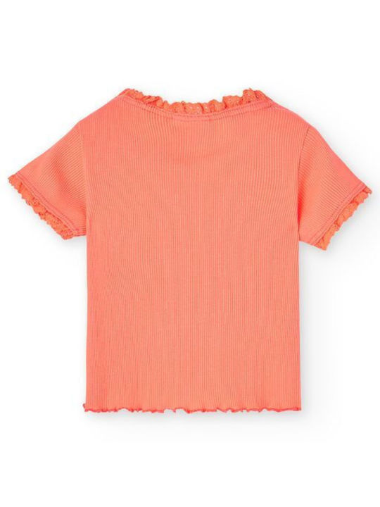 Boboli Kids Blouse Short Sleeve Orange