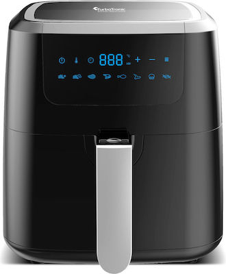 Turbotronic Air Fryer with Removable Basket 5lt Black