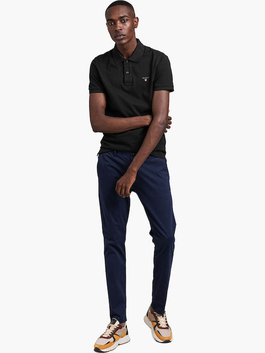 Polo T-Shirt Schwarz