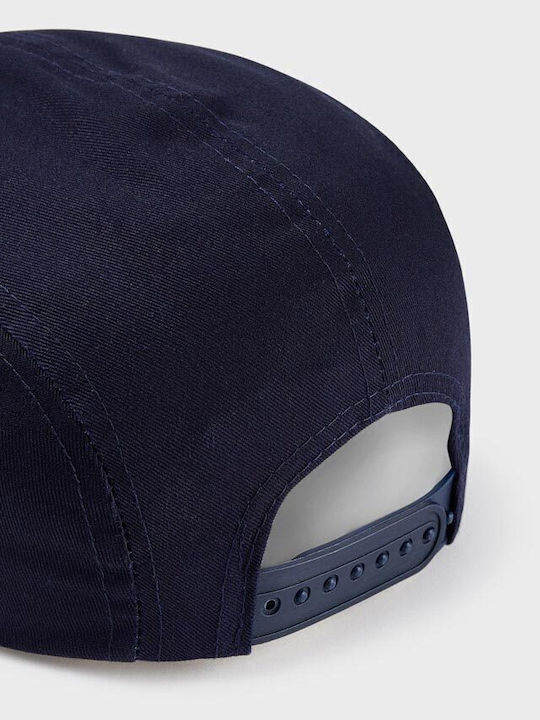 Mayoral Kids' Hat Jockey Fabric Navy Blue
