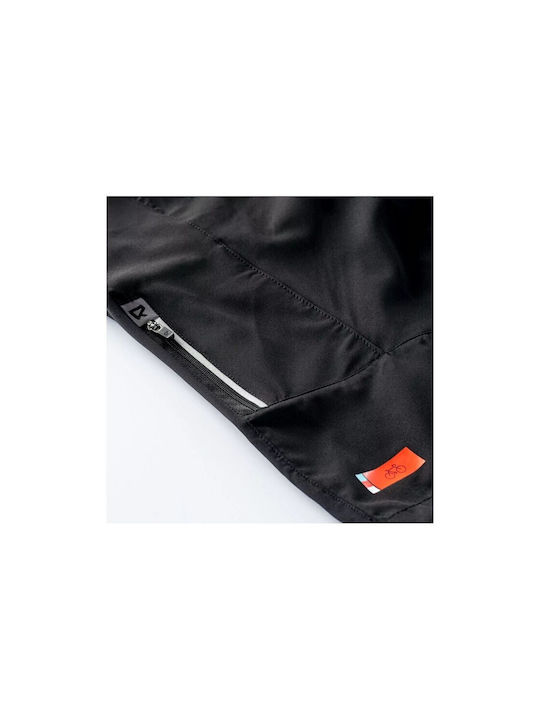 Radvik Geit Gts Pantaloni de ciclism pentru bărbați cu pernă Negru