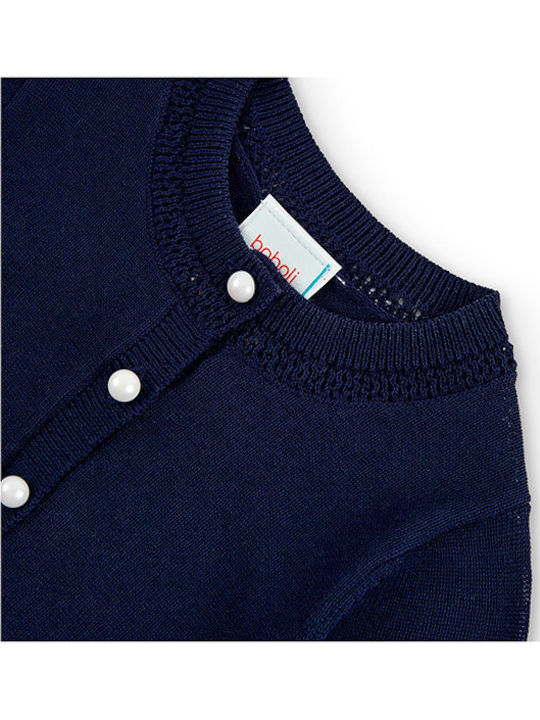 Kids Bolero Knitted Navy Blue