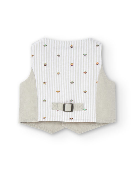 Boboli Kinder-Weste Beige