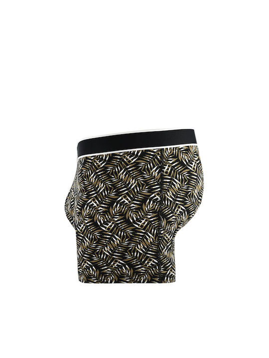 Hugo Boss Men's Boxer Black with Patterns