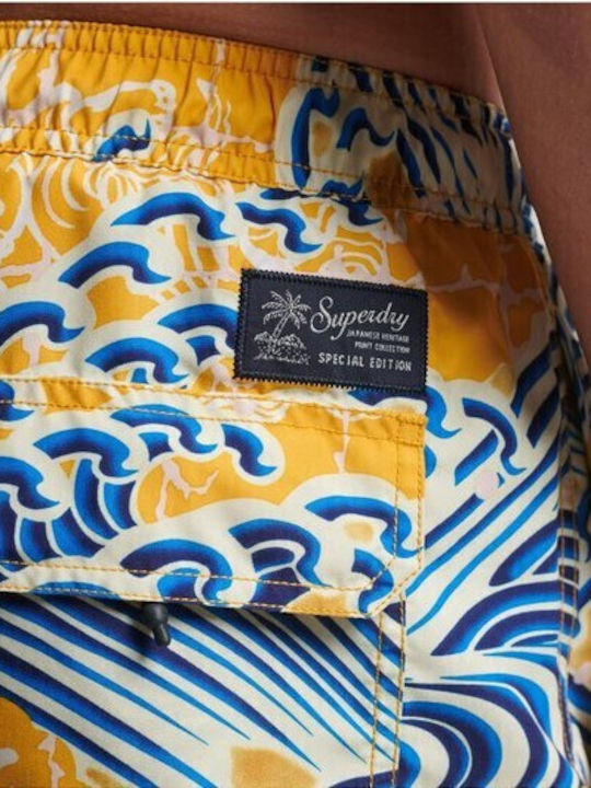 Hawaiian Men's Swimwear Shorts Multicolour with Patterns