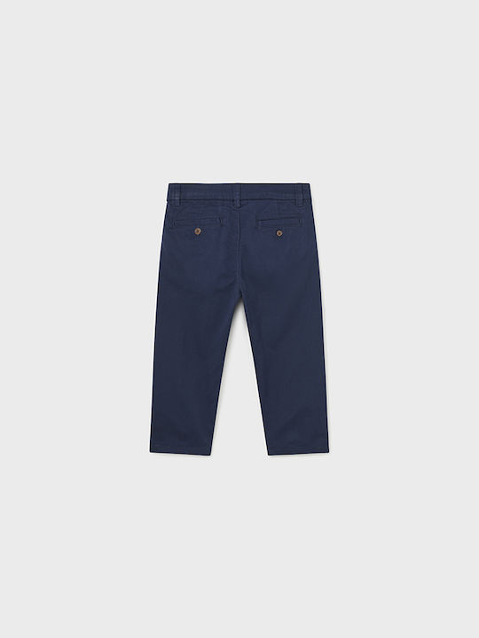 Mayoral Boys Fabric Chino Trouser Navy Blue