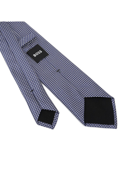 Hugo Boss Men's Tie Printed in Blue Color