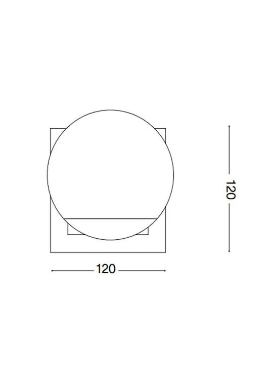 Ideal Lux Διακοσμητικό Φωτιστικό Angolo G9 12x12x12εκ.